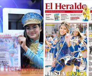 Tras derrochar carisma, belleza y civismo en los desfiles de Honduras, varias estudiantes capitalinas han adornado la portada de Diario El Heraldo. Este es el recuento de las alumnas que aparecieron en la primera plana de este rotativo en los últimos cinco años.