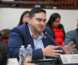 Ronald Panchamé, jefe de bancada del partido Libertad y Refundación (Libre).