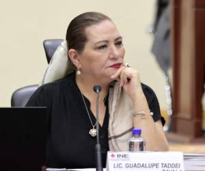 Guadalupe Taddei, presidenta del Instituto Nacional Electoral de México.