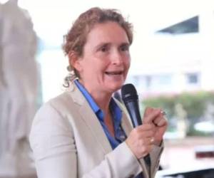 Alice Shackelford, la coordinadora residente de la ONU en Honduras.