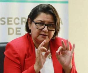 Carla Paredes, exsecretaria de Salud durante el gobierno de Xiomara Castro.