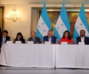 Imagen tomada de la cuenta de la Secretaría de Prensa de Honduras en la red social X, antes denominada Twitter.