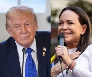 Trump insistió el pasado viernes en que se siente muy honrado de la visita de la opositora venezolana.