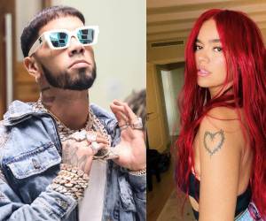 Anuel AA y Karol G se enfrascaron en un intercambio de indirectas.