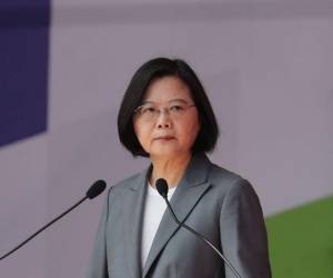 Tsai Ing-wen, presidenta de la República de Taiwán.