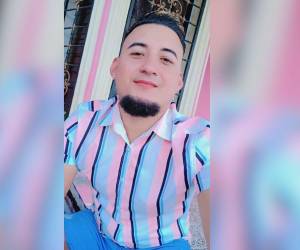 Fotografía de Jhony Alexis García Ríos, asesinado en la aldea La Ceibita.