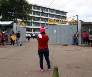 Parte frontal del Hospital Escuela, principal centro asistencial de Tegucigalpa.