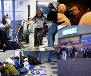 Momento de verdadero terror vivieron los activistas de Fernando Villavicencio fue atacado a disparos en medio de la congregación de seguidores, unos corrían hacia el edificio y otros se arrinconaban como podían ante el temor de ser alcanzados por las balas.