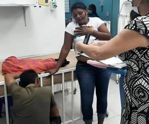 La pequeña ya llegó sin vida al centro asistencial.