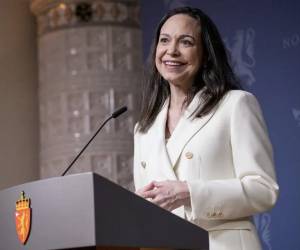 María Corina Machado salió de Venezuela el pasado diciembre para recibir en Noruega la medalla del Premio Nobel de la Paz.