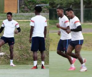 Romell Quioto se sumó a los trabajos de pretemporada del Olimpia para mantenerse en forma previo a su viaje a Arabia Saudita, donde recientemente renovó contrato.