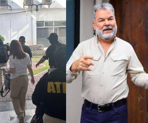 Momento en que elementos de la Unaf, Uferco y la Atic hacen su ingreso a la alcaldía de San Pedro Sula para secuestrar documentos.