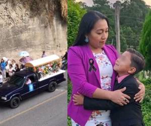 Este 17 de marzo, a dos días del terrible accidente en Potrerillos, Cortés, la familia de Hilda Gutiérrez y de su hijo les dio el último adiós.