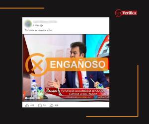 Captura de pantalla a una publicación de Facebook hecha el 19 de agosto de 2026.