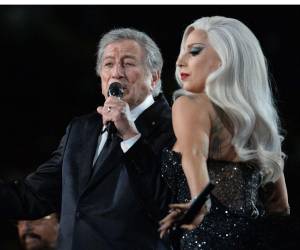 Lady Gaga trabajó en dos discos junto a Tony Bennett.