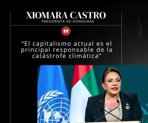 La mandataria de Honduras, Xiomara Castro, manifestó mediante un discurso que el mundo se encuentra enfrentando grandes cambios climáticos gracias al capitalismo. Disertación que compartió durante la Cumbre del Clima COP28 desarrollada en Dubái este 1 de diciembre.