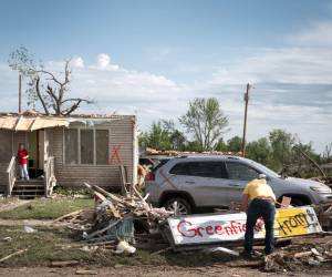 Según la CNN, en las últimas semanas el número de tornados en <b>Estados Unidos</b> ha sido muy superior al normal, con 800 registrados.