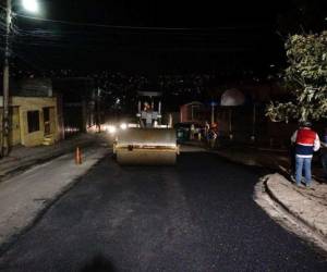 Durante la noche se realizarán los trabajos de recuperación de la red vial de la capital. En la actualidad ya se trabaja en este horario.