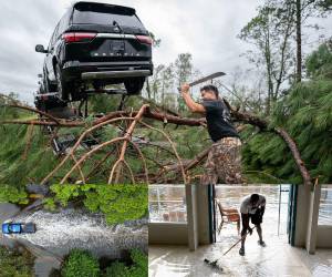 Florida se enfrenta este miércoles a vastas inundaciones tras el paso del huracán Idalia, ahora convertido en tormenta tropical, arrancara árboles y tendidos eléctricos a su paso y esté azotando el estado de Georgia. Estas son las imágenes de los daños.