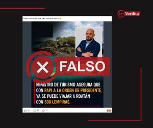 Captura de pantalla a una publicación de Facebook, hecha el 10 de agosto de 2026, adaptada a esta cartela.