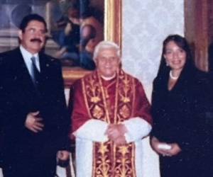 Esta es la foto que Castro publicó recordando al papa.