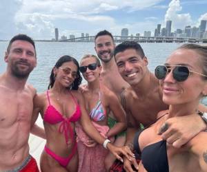 Lionel Messi y Antonela Rocuzzo disfrutan de sus vacaciones en las playas de Miami junto a sus amistades. Un hondureño es protagonista.