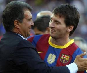 Joan Laporta no pudo repatriar a Lionel Messi.