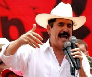Zelaya reafirma que no será presidente de Honduras.