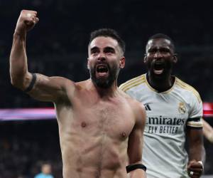 Dani Carvajal anotó el gol del triunfo del Real Madrid ante el Almería.