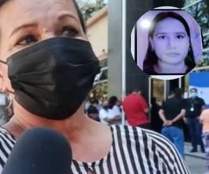 Mirian Coello, tía de Fabiani, una de las fallecidas del accidente.