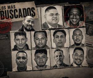 Al menos 11 personas figuran en la lista de más buscados de Honduras y agencias de Estados Unidos.