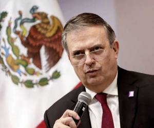 El canciller mexicano, Marcelo Ebrard.