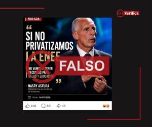 Captura de pantalla a una publicación de Facebook hecha el 15 de julio de 2026.