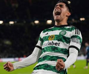 Luis Palma lleva siete goles esta temporada con el Celtic de Escocia.