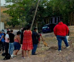 El cuerpo quedó tendido en medio de la calle principal del sector de Mata de Caña.