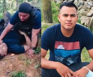Desgarrador y triste fue el momento en que amigos y compañeros del policía que murió en el enfrentamiento con la banda criminal “Wilmer” intentaban auxiliarlo.