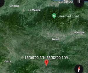 Esta fue la última ubicación en la que fue captada la aeronave antes de sufrir el accidente.