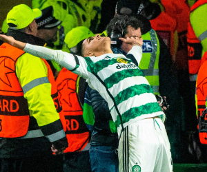 Luis Palma anotó el gol con el Celtic ante el Atlético de Madrid en la Champions League.