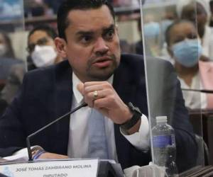 Tomás Zambrano, jefe de bancada del Partido Nacional.