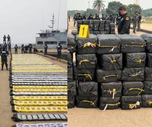 El Ministerio Público y la Fuerza Naval de Honduras colaboraron en una operación conjunta logrando una fuerte incautación que supera las 2.7 toneladas de cocaína, decomisada en alta mar.