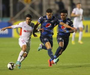 Seis goles se presentaron en el primer duelo de semifinales entre Olimpia y Motagua.