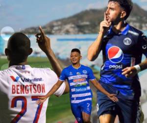 Tabla de goleadores de la Liga Nacional de Honduras, Auzmendi primero y Bengtson muy cerca en el segundo puesto.