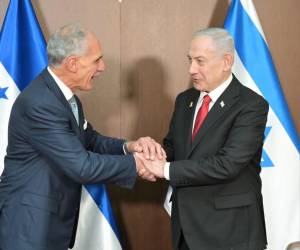 El encuentro del presidente electo de Honduras y Netanyahu se dio en la oficina del primer ministro en Jerusalén.