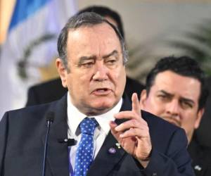 Alejandro Giammattei fue sancionado “debido a su participación en corrupción significativa”.