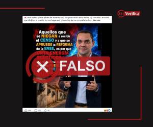Captura de pantalla a una publicación de Facebook, hecha el 27 de agosto de 2026, adpatada a esta cartela.