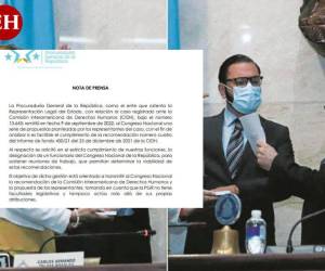 Manuel Díaz es el procurador de Honduras.