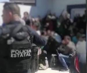 Imagen de cortesía del rescate de los indocumentados en México.