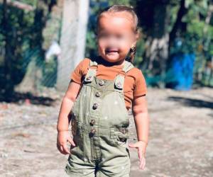 Foto en vida de Mayerlin Martínez, de 2 años de edad.