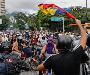 Las protestas en Venezuela se tornaron violentas tras los resultados de las elecciones.