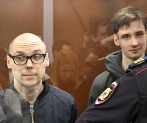 Artiom Kamardin, de 33 años, y de Yegor Shtovba, de 23, fueron condenados.